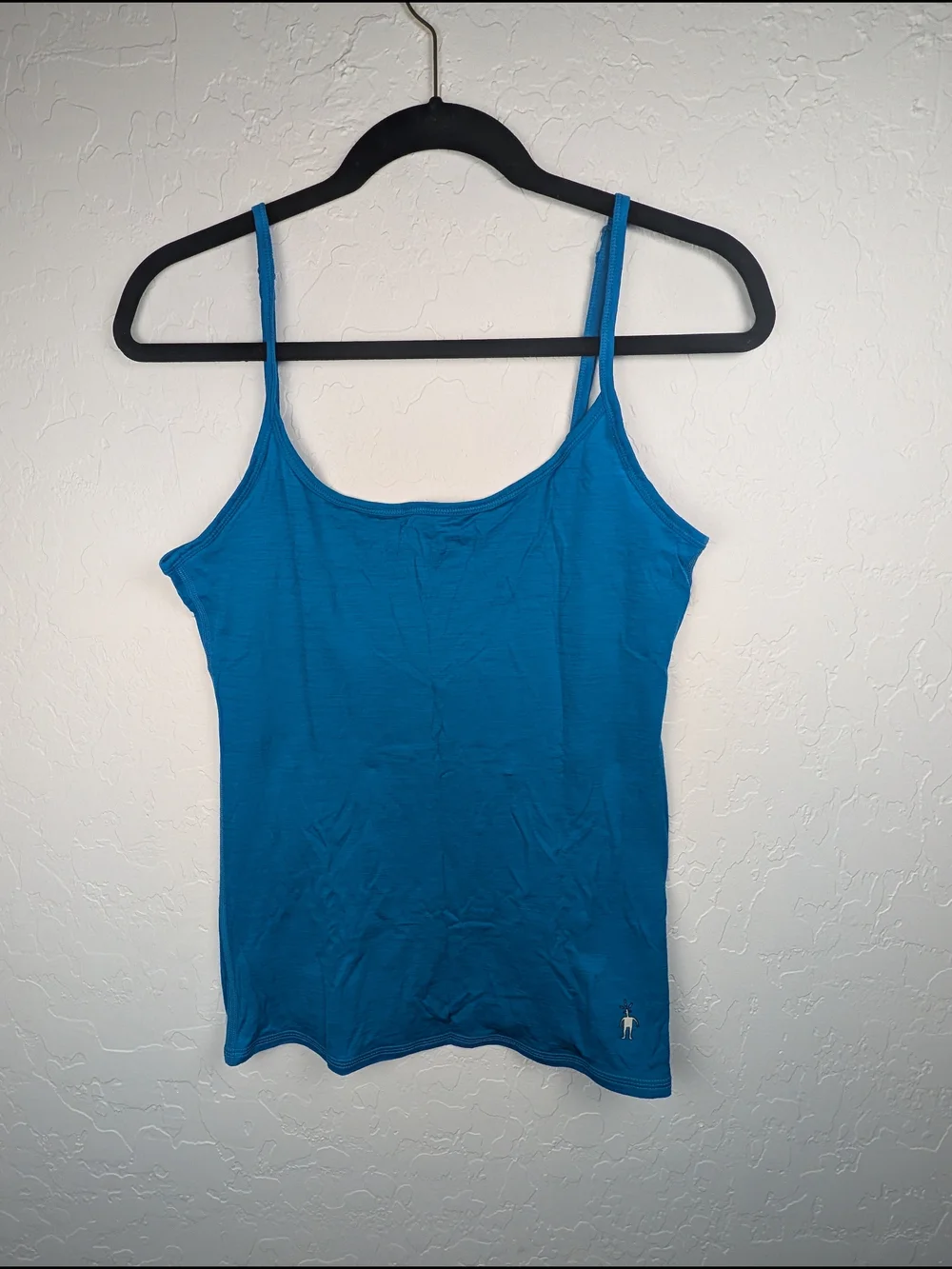 NWT Smartwool Women's Large Microweight Cami, Blue Merino Wool Camisole - Picture 4 of 6